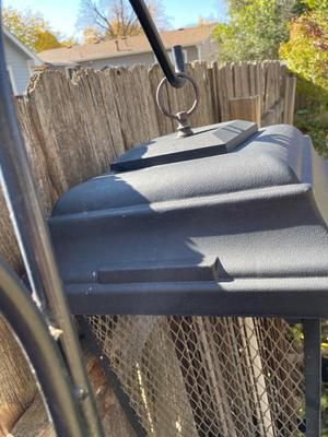 OUTDOOR BUG ZAPPER & DOUBLE SHEPHERD'S HOOK