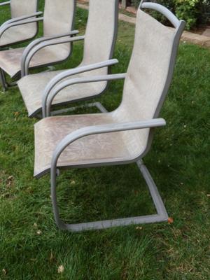 Set of 6 patio/lawn chairs