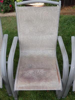 Set of 6 patio/lawn chairs