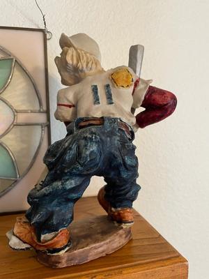 HUMMEL GOOSE GIRL, MUSIC BOX, HOBO CLOWN AND STAINED GLASS
