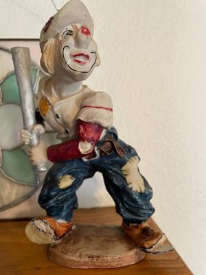 HUMMEL GOOSE GIRL, MUSIC BOX, HOBO CLOWN AND STAINED GLASS