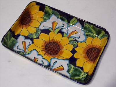 Hand painted serving dish