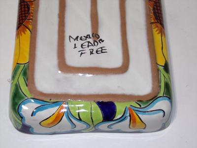 Hand painted serving dish