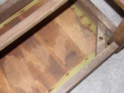 Vintage OLD sewing machine bench
