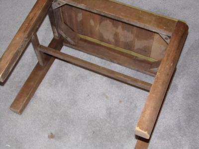 Vintage OLD sewing machine bench