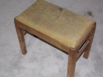 Vintage OLD sewing machine bench