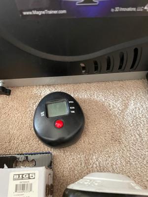 MAGNA TRAINER MINI EXERCISE BIKE, HAND WEIGHTS & RESISTANCE BAND
