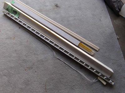 Sliding door vertical blind head rail