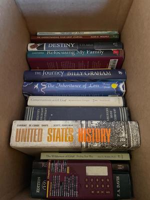 TWO BOXES OF BOOKS