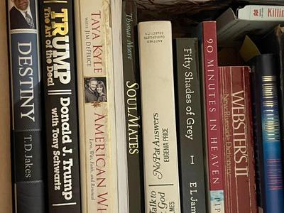 TWO BOXES OF BOOKS