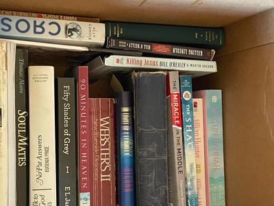 TWO BOXES OF BOOKS