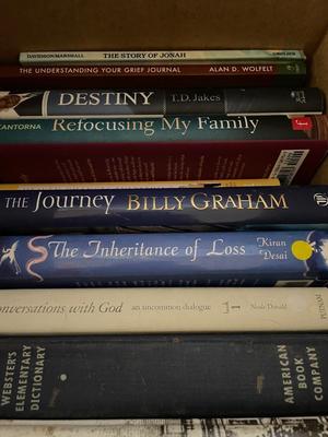 TWO BOXES OF BOOKS