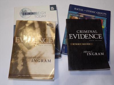 Used criminal justice degree study books