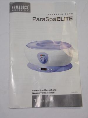 Homedics Body Basics ParaSpa Elite