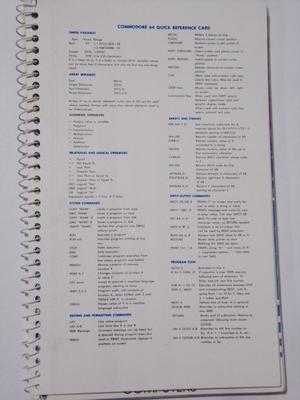 Vintage collectible Commodore 64 user's guide