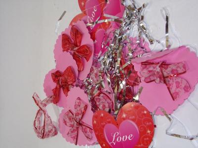 Lot of Valentine decorations