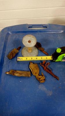 LOT 86 LOT OF OLD FARM TOOLS