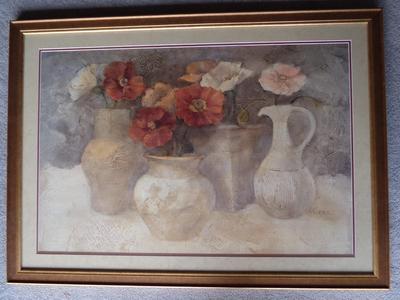 Gold framed wall decor