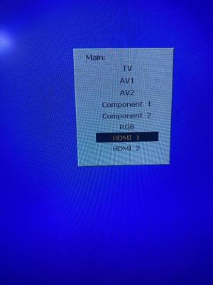 52” VIZIO FLAT SCREEN TELEVISION W/WALL MOUNT