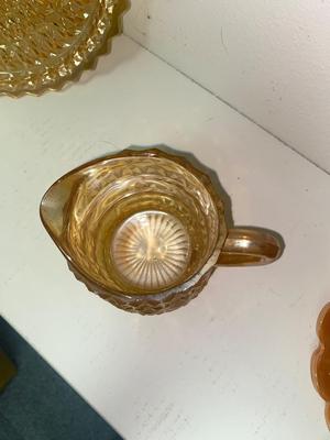 AMBER TIARA & CARNIVAL GLASS