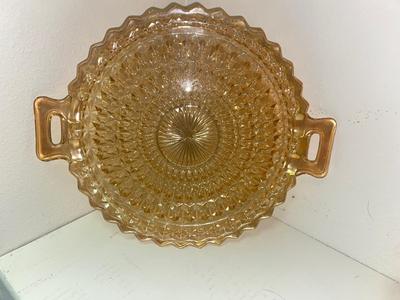 AMBER TIARA & CARNIVAL GLASS