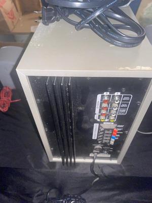 DURABRAND HOME THEATER SYSTEM AND ALARM CLOCK