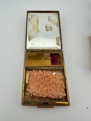 Vintage Compact & Lipstick Case