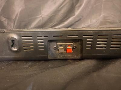 PHILLIPS SOUNDBAR AND SUBWOOFER