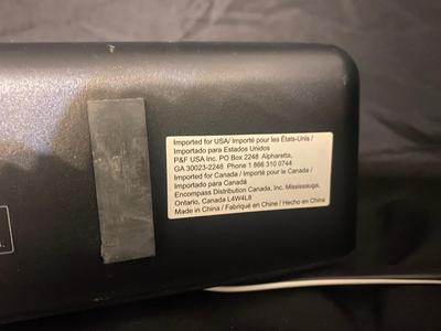 PHILLIPS SOUNDBAR AND SUBWOOFER