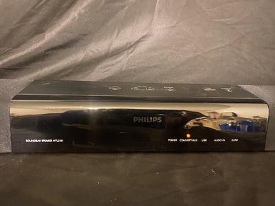 PHILLIPS SOUNDBAR AND SUBWOOFER