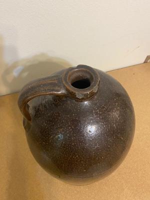 HEAVY, LARGE ANTIQUE CROCK TYPE JUG