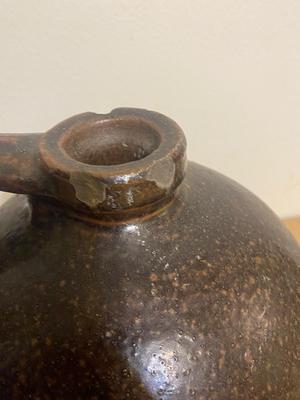 HEAVY, LARGE ANTIQUE CROCK TYPE JUG
