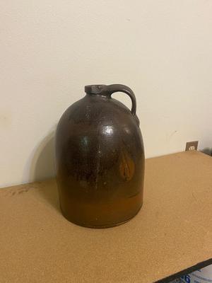HEAVY, LARGE ANTIQUE CROCK TYPE JUG