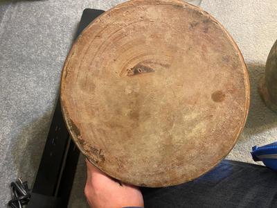 HEAVY, LARGE ANTIQUE CROCK TYPE JUG
