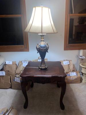 END TABLE AND LAMP
