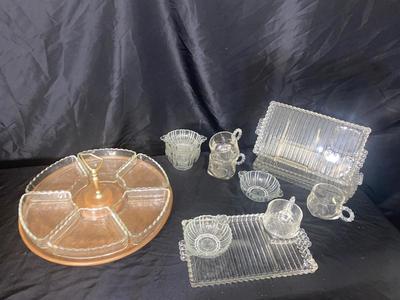 MCM HOSTESS SNACK SET AND HORS D’OEUVRES PLATTER