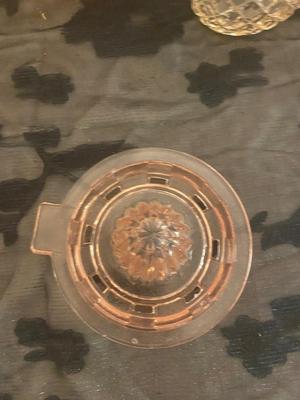 PINK AND PAINTED GLASSWARE