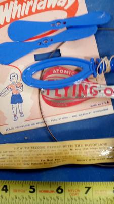 LOT 92 OLD TOY FLYING SAUCERS