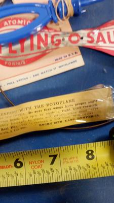 LOT 92 OLD TOY FLYING SAUCERS