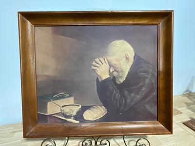 Praying framed picture 23”x18”