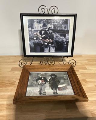 Boy and Girl framed pictures