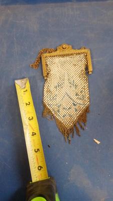 LOT 96 OLD METAL PURSE