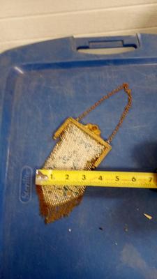 LOT 96 OLD METAL PURSE