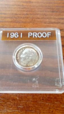 LOT 99 1961 PROOF DIME