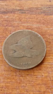 LOT 105 1858 FLYING EAGLE CENT