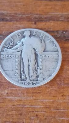 LOT 108 1927 SILVER QUARTER