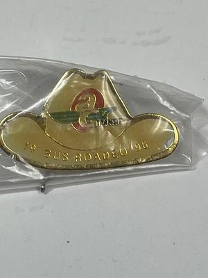 Bus Rodeo 1979-1995 Cowboy Hat Shaped pin