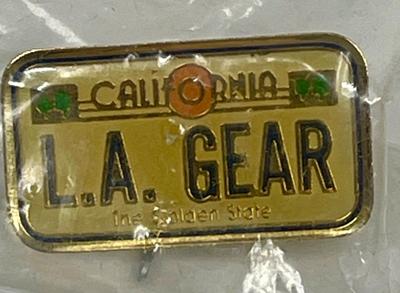 L A Gear vintage collectors pin