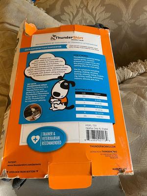 THUNDER SHIRT INSANELY CALM FOR DOG ANXIETY XL