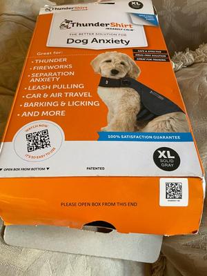 THUNDER SHIRT INSANELY CALM FOR DOG ANXIETY XL